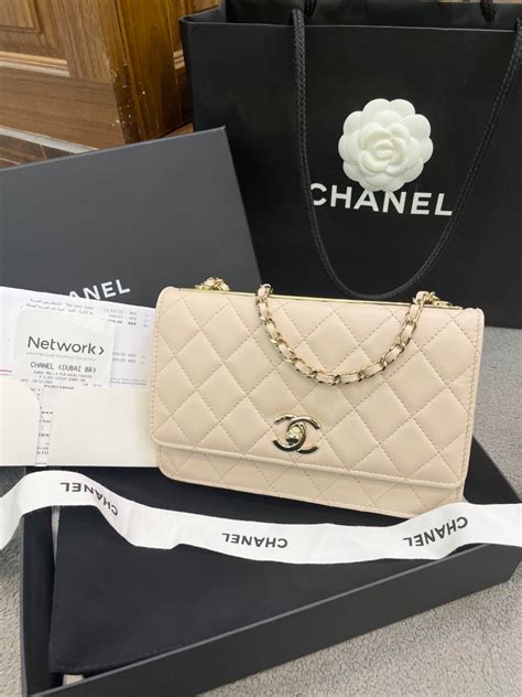 chanel trendy cc wallet with chain|chanel wallet on chain preis.